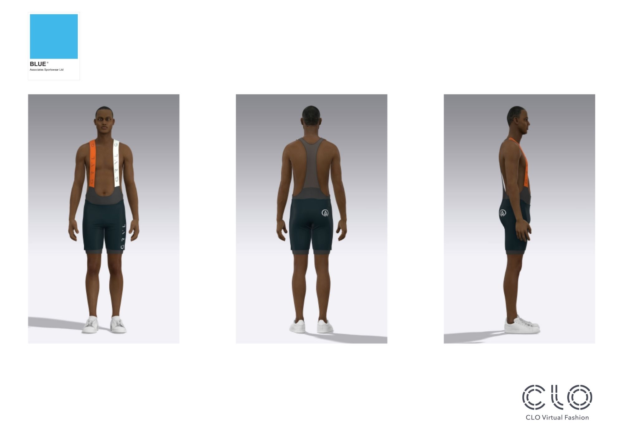 CLO 3D Bib Shorts Design